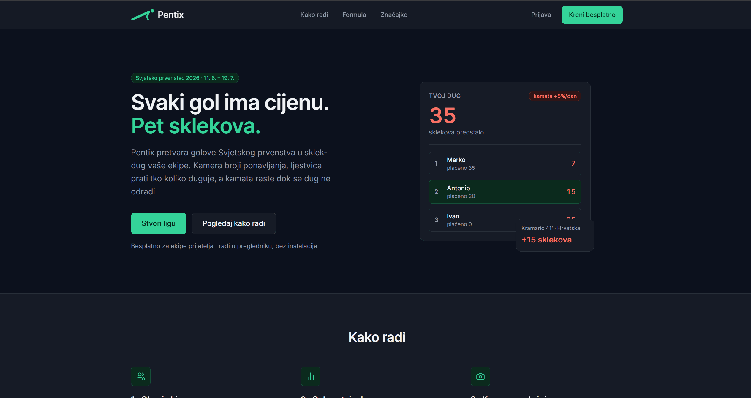 Pentix interface